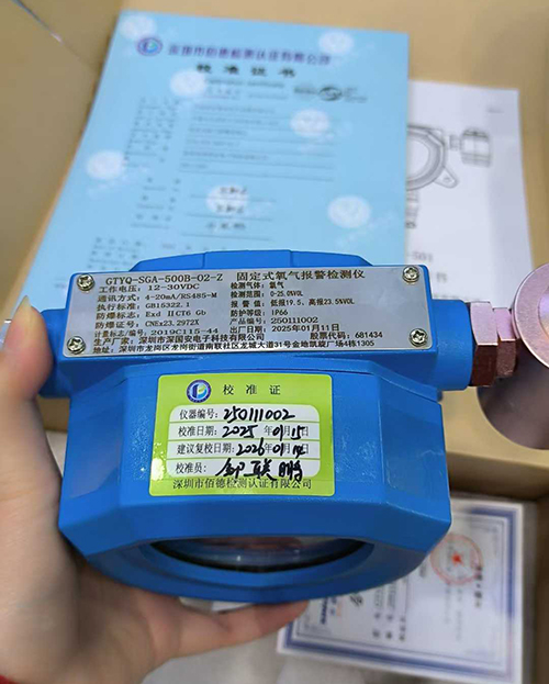 氧氣檢測儀校準(zhǔn)報告